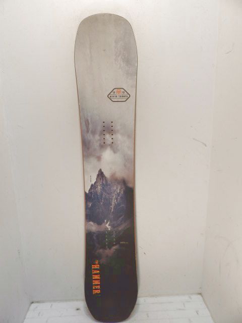 Mens Never Summer The Hammer Size 156cm Snowboard - White / Mountain