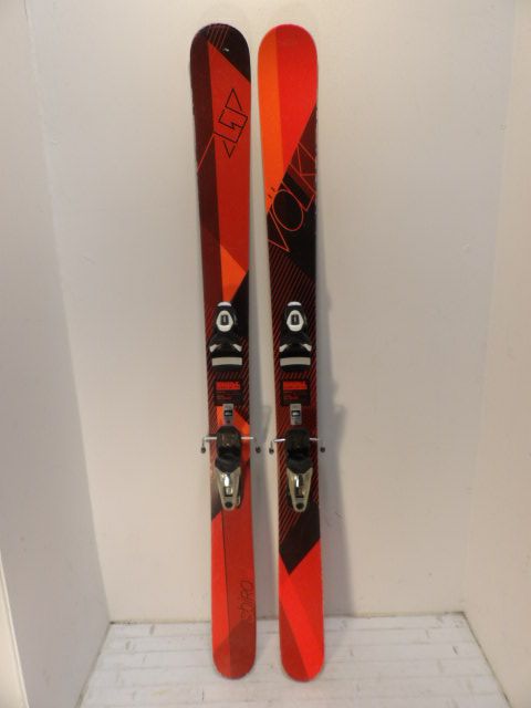 Youth Volkl Shiro Jr. Size 153cm Downhill Skis - Red