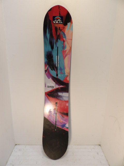 Women's Burton Lipstick Size 152cm Snowboard - Multi Color