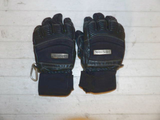 Women's Hestra Size 8 Black Gloves - Size 8