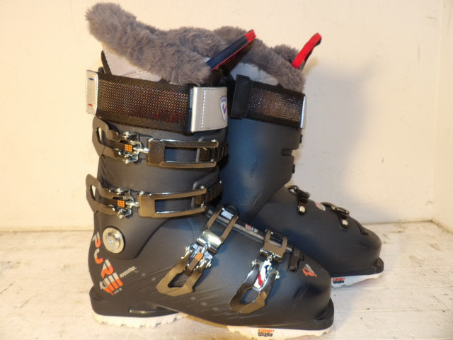 Womens Rossignol Pure Elite 90 Slim  Size 24.5 Downhill Boots - Blue