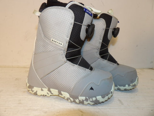Youth Burton Zipline Size 4K Boots - Grey
