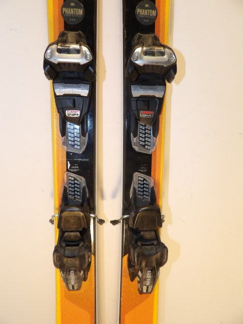 Mens Line Sick Day w/ Griffon Size 179cm Downhill Skis - Orange / Black