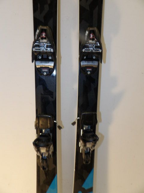 Mens Stockli AR Montero w/ X Comp  Size 180cm Downhill Skis - Black / Blue