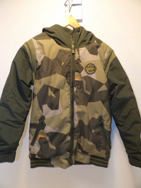 Youth Burton Large Camo Jacket - Green / Camo