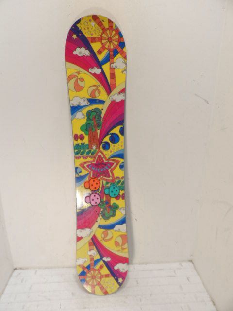 Youth Burton Chicklet Size 130cm Snowboard - Yellow