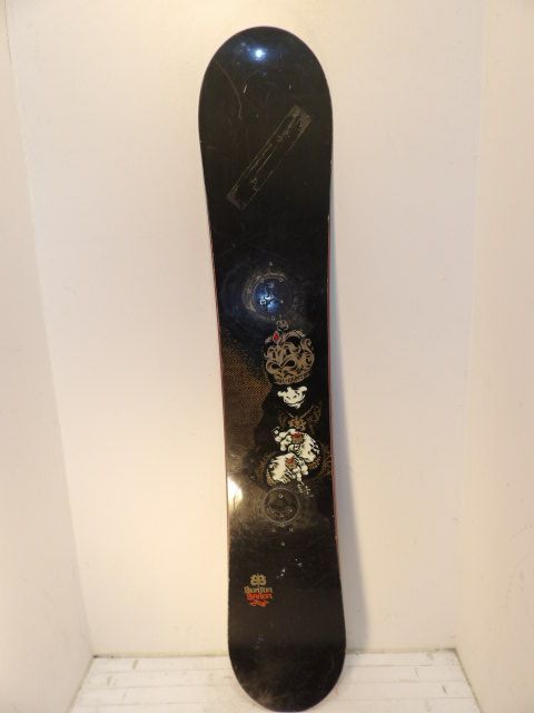 Mens Burton Baron Size 162cm Snowboard - Black / Fade