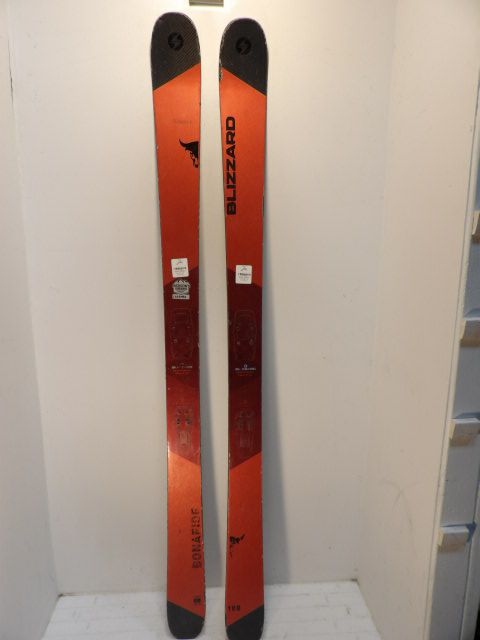 Mens Blizzard Brahma Size 180cm Downhill Skis - Orange