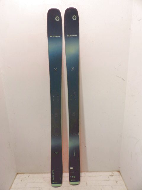 Womens Blizzard Sheeva Size 148cm Downhill Skis - Green