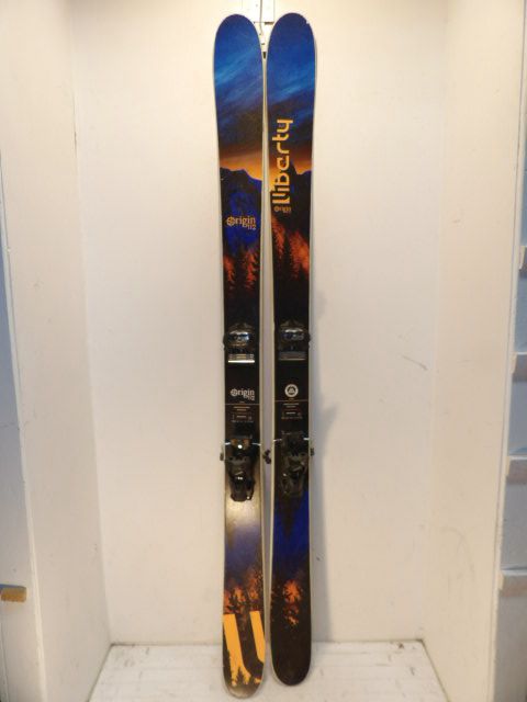 Mens Liberty Origin 112 w/Attack 13 Size 192cm Downhill Skis - Blue Mountain