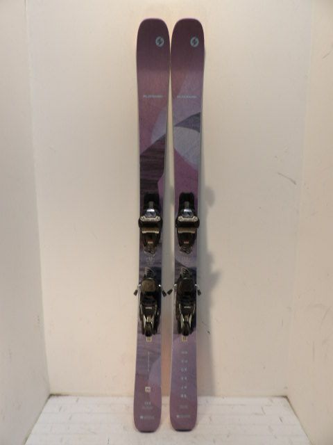 Womens Blizzard Black Pearl 88 w/ Squire Size 152cm Downhill Skis - Purple