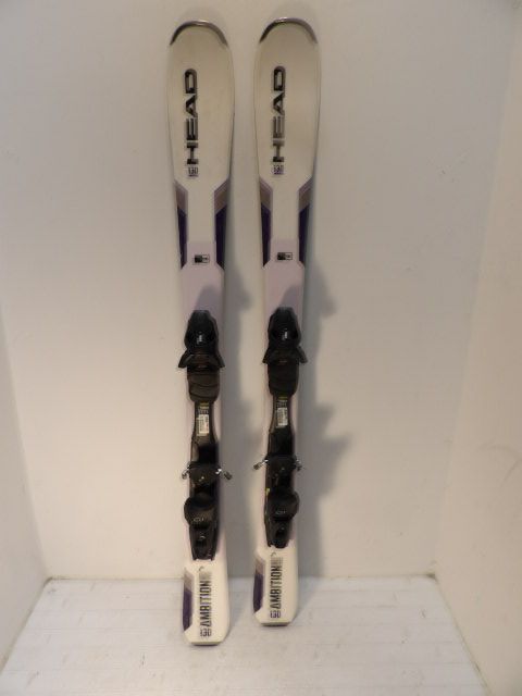 Womens Head Ambition w/ SP 10  Size 130cm Downhill Skis - White