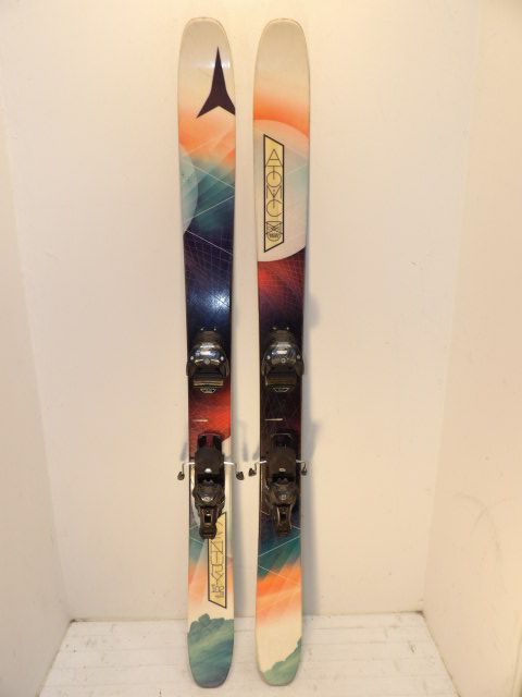 Womens Atomic Century w/ Warden Size 156cm Downhill Skis - Multi Color