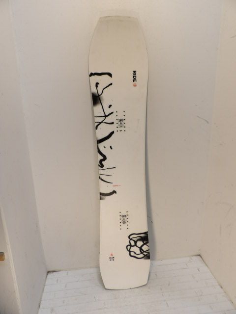 Mens Ride Warpig Size 148cm Snowboard - White