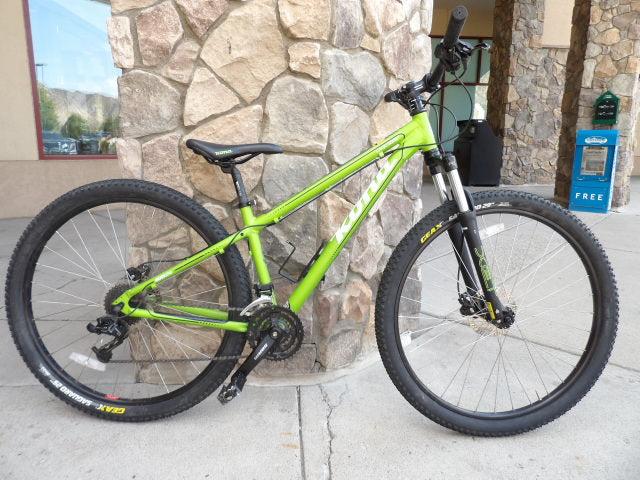Kona Lava Dome Size Medium Mountain Bike - Green