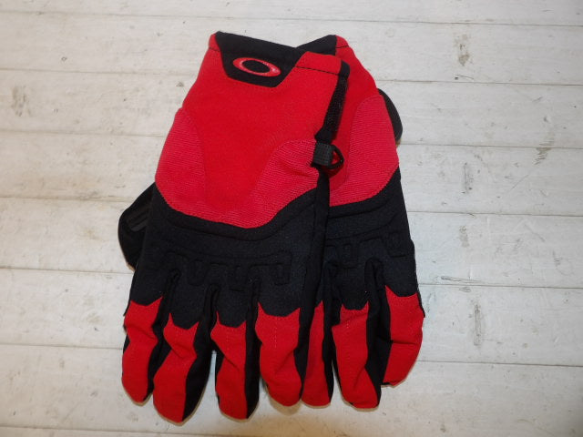 Men's Oakley Size Large Red Gloves - Red