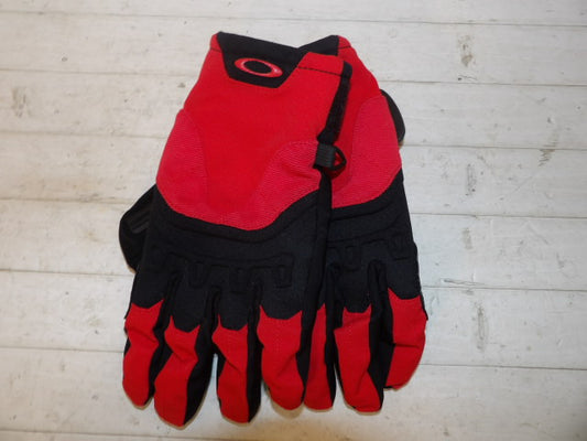 Men's Oakley Size Large Red Gloves - Red