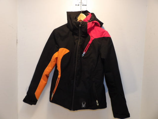 Youth Spyder 4 Black Jacket