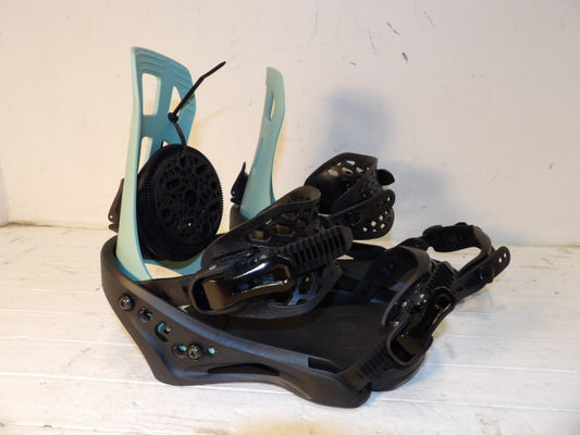 Men's Flux EM Size Medium Bindings - Green / Black