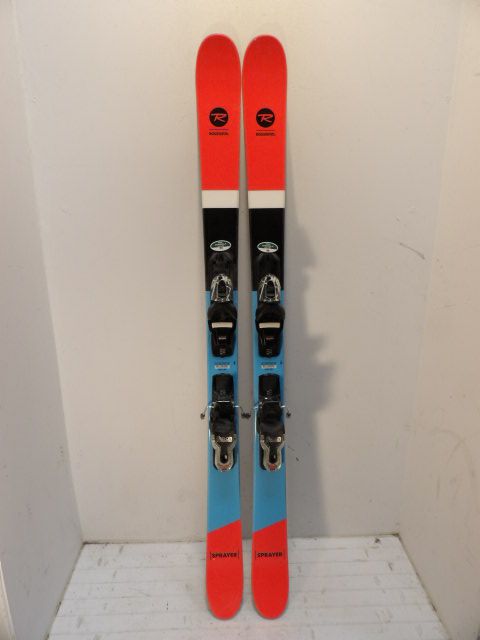 Youth Rossignol Sprayer Size 148cm Downhill Skis - Black / Red