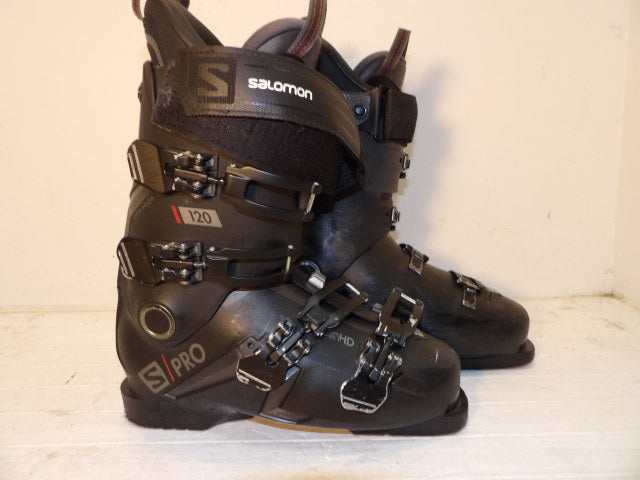 Mens Salomon S Pro Size 27.5 Downhill Boots - Black