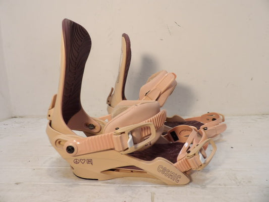 Women's Nitro Cosmic Size Medium Bindings - Peach