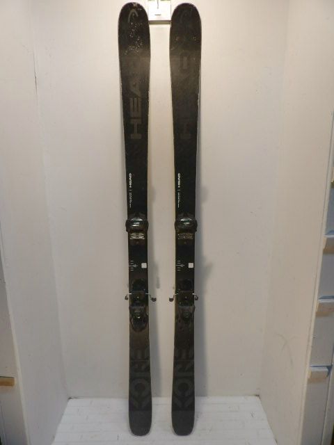 Mens Head Kore  97 w/ Attack Size 189cm Downhill Skis - Black