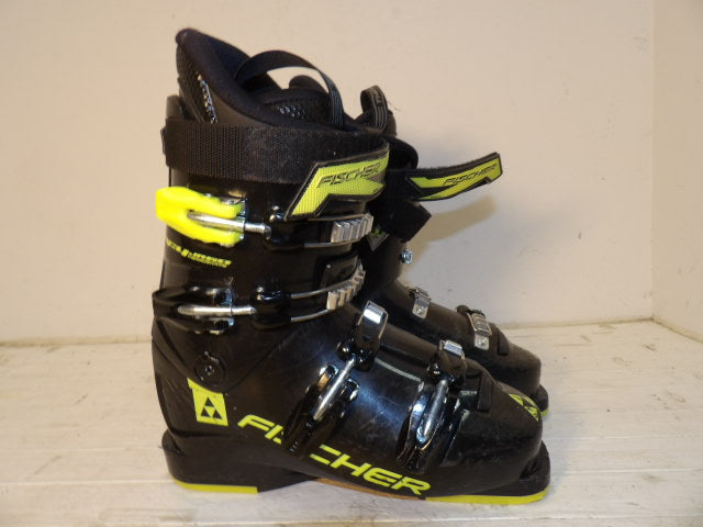 Youth Fischer Size 24.5 RC4 Kids Boots - Black / Yellow