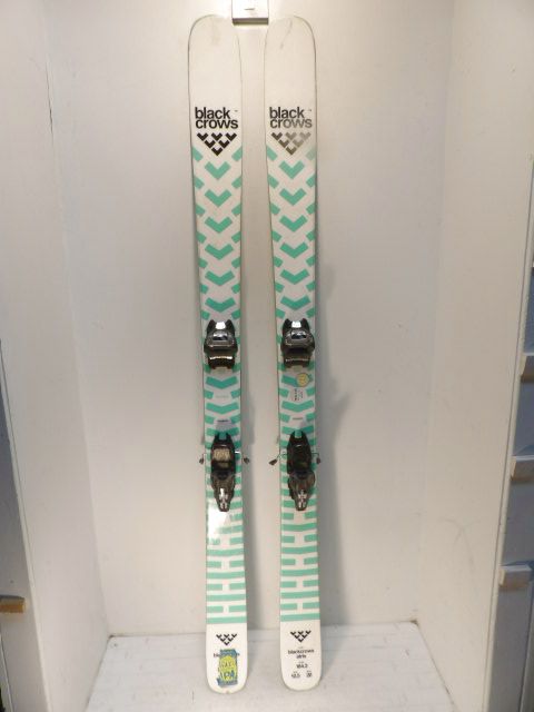 Mens black crows artis w/ Griffon Size 184cm Downhill Skis - White / Teal