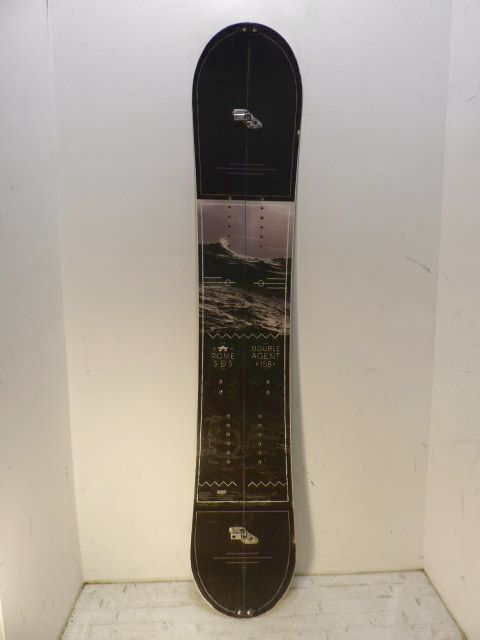 Rome Double Agent Size 158cm Split Board - Black/White