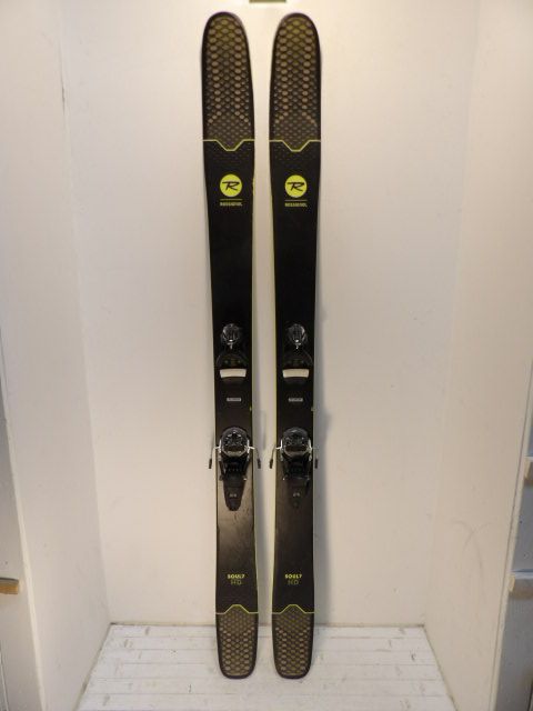 Mens Rossignol Soul 7 Size 180cm Downhill Skis - Black / Yellow