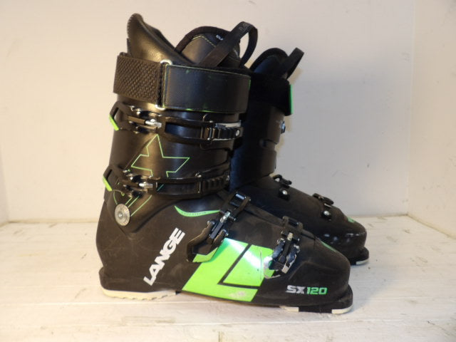 Mens Lange SX Size 31.5 Downhill Boots - Black / Green