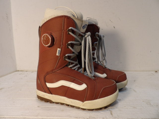 Women's Vans Ferra Pro Size 8.0 Boots - Brick / Red