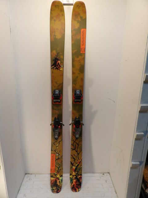 Mens K2 Reconer 110 w/ Jester 16 Size 184cm Downhill Skis - Brown / Stump