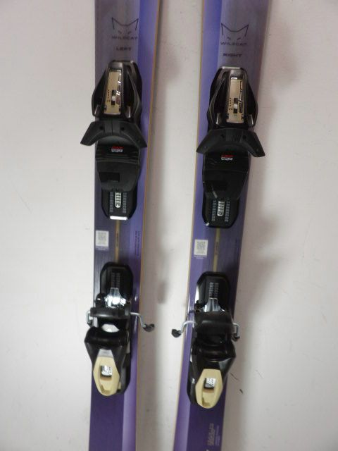 Womens Elan Wildcat 83 w/ EL 9 Size 152cm Downhill Skis - Lavender