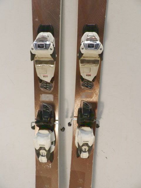 Womens Stockli Nela 96 w/ Marker Size 164cm Downhill Skis - Silver / Gold
