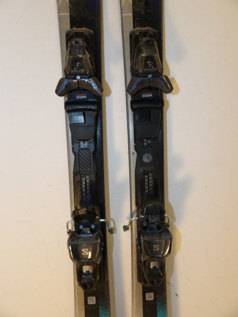 Mens Salomon Stance 80 w/ M11 Size 169cm Downhill Skis - Blue/Grey