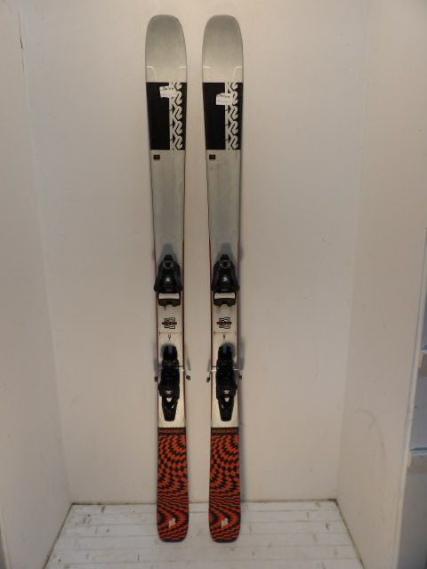 Mens K2 Mindbender 90 w/ Strive 12 Size 170cm Downhill Skis - Silver