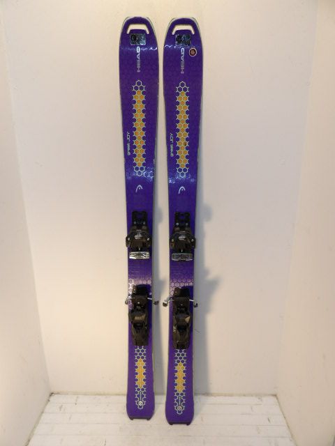 Womens Head Great Joy w/ 13 Din Size 163cm Downhill Skis - Purple