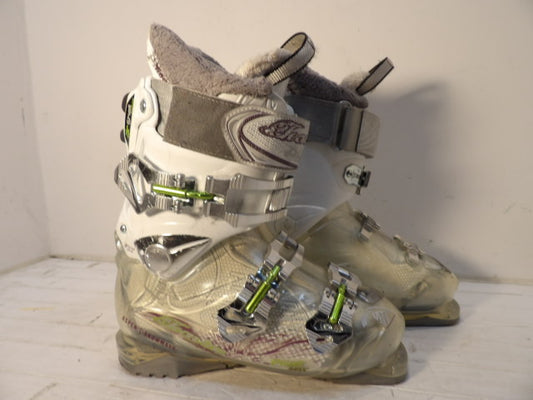 Womens Tecnica Phnx Size 24.5 Downhill Boots - Clear / Pump