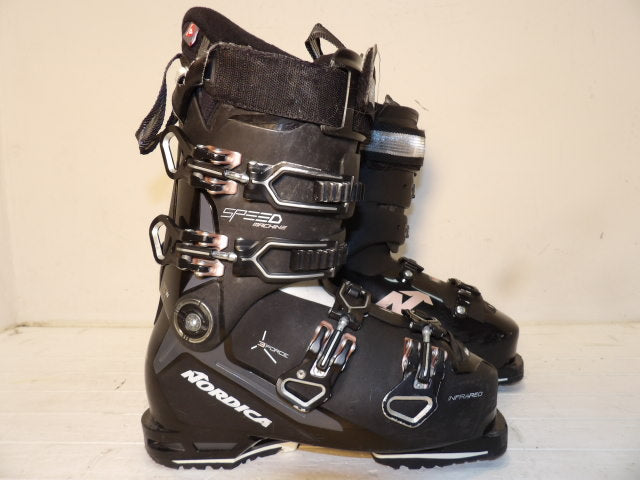 Womens Nordica Speed Machine 115 w Size 24.5 Downhill Boots - Black