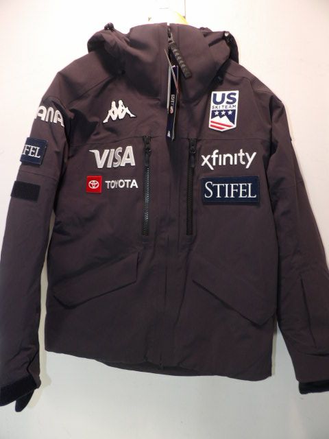 Mens Kappa US Ski Size Large Grey Jacket - Large