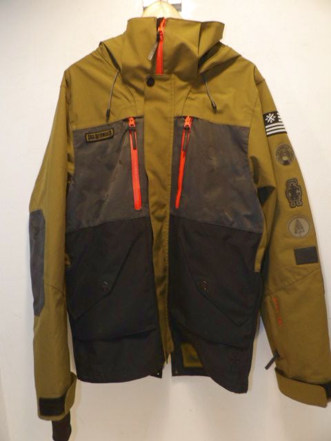 Men's Saga Size Medium Green Jacket - Green / Black