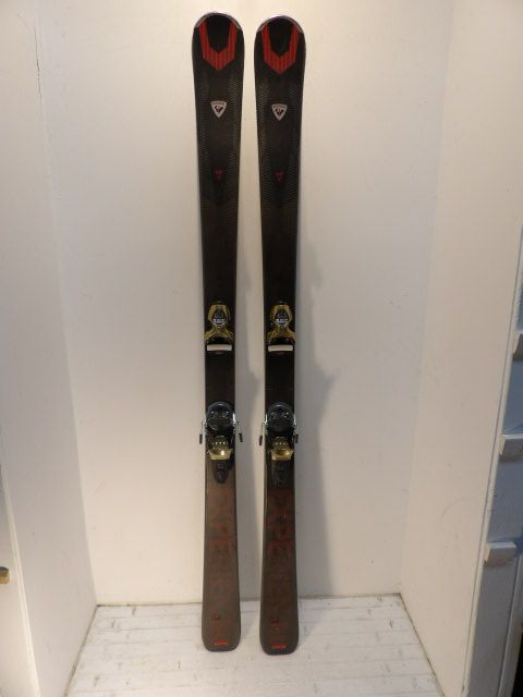 Mens Rossignol EXP 86 w/ Pivot GW Size 176cm Downhill Skis - Black