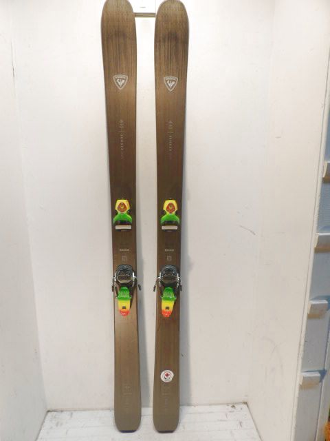 Mens Rossignol Sender 104 w/ Look Pivot 15  Size 186cm Downhill Skis - Black