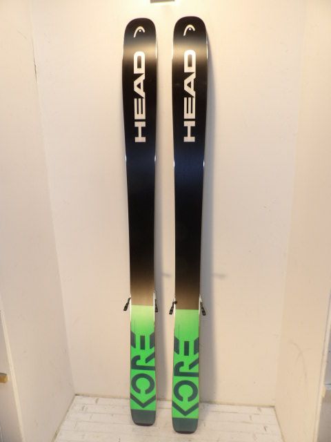 Mens Head Kore 105 w/ Griffon Size 177cm Downhill Skis - Green / Brown