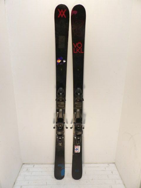 Womens Volkl Kenja w/ Tyrolia Size 156cm Downhill Skis - Black