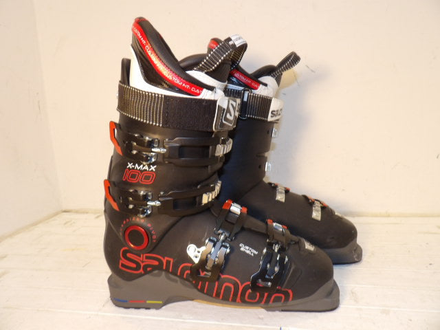 Mens Salomon S Max 100 Size 27.5 Downhill Boots - Black