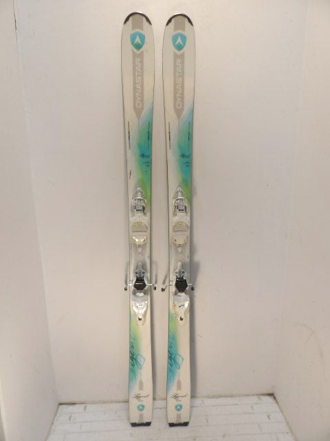 Womens Dynastar Legend 84 W w/ Look Size 163cm Downhill Skis - White / Mint