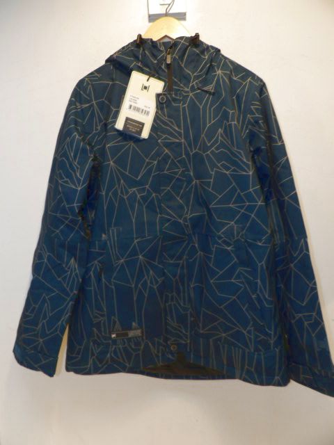 Women's L1 Lalena Size Medium Green Jacket - Green / Grey Lines